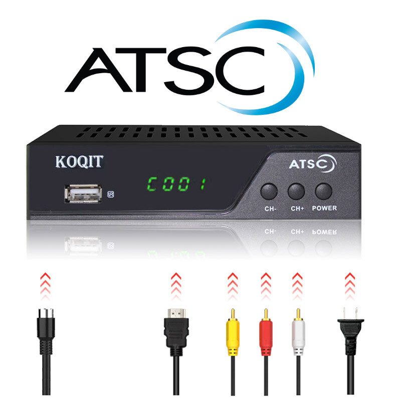 North America Digital Converter Box ATSC Tuner Tv Receiver Decoder Set Top Box