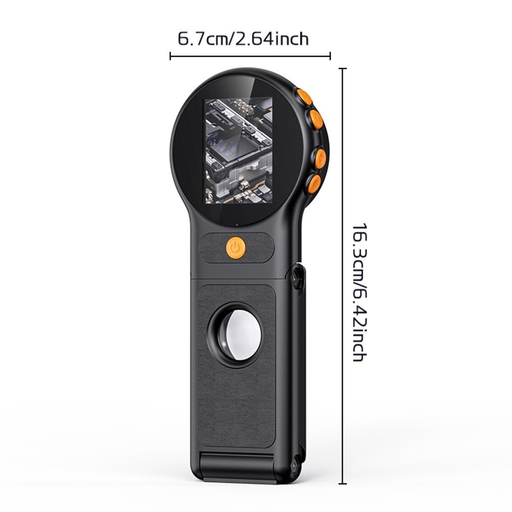 500X Magnification Digital Microscope With 2 0 IPS Screen And LED Lights