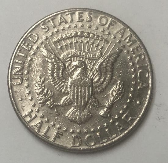 1989 US Half Dollar 50 Cent Coin