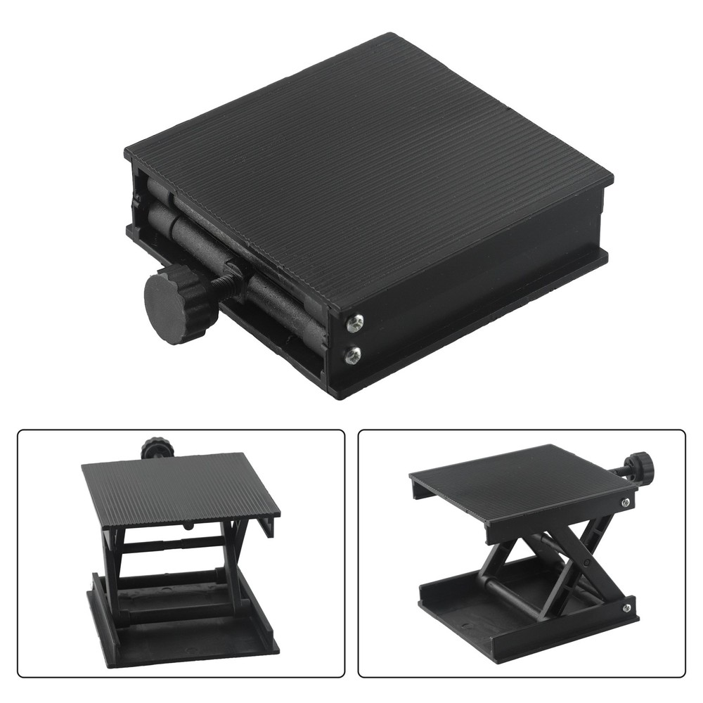 Black Lifting Stand for Woodworking Tools EngravingLevel Included