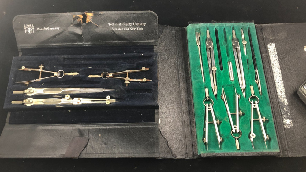 Vintage -  - Precision Drafting  Two Sets - Germany -  - Padded Case