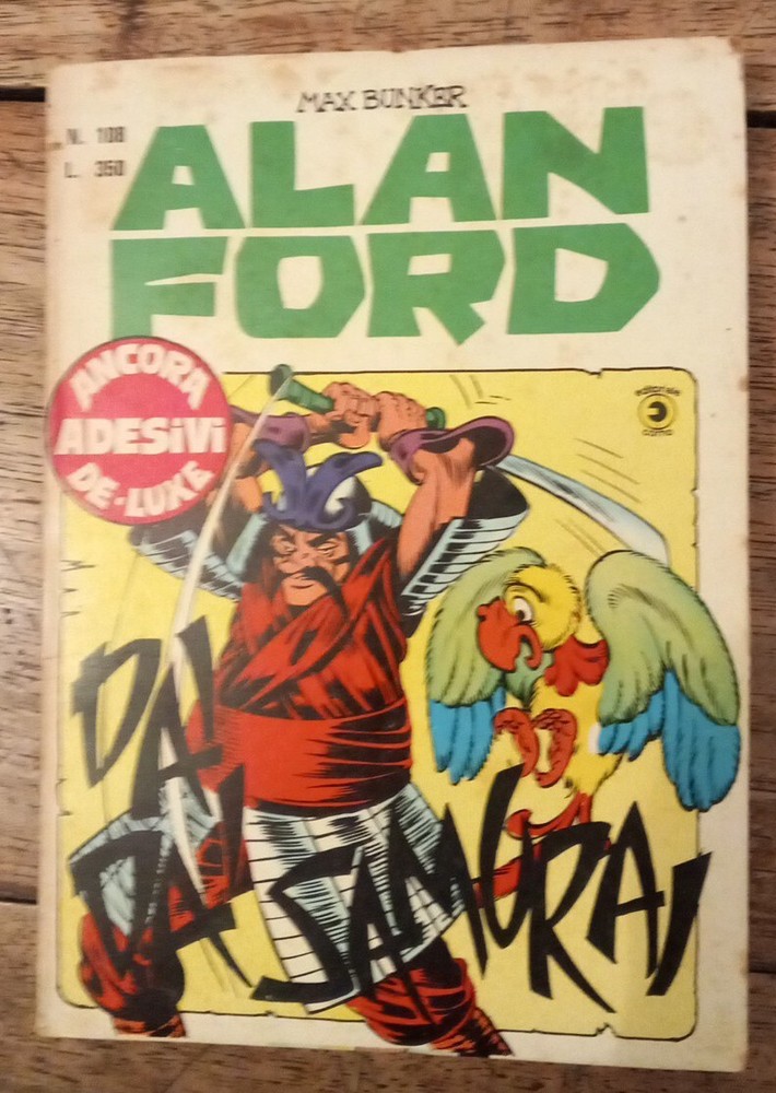 1978 ALAN FORD N°108 Comic Sticker