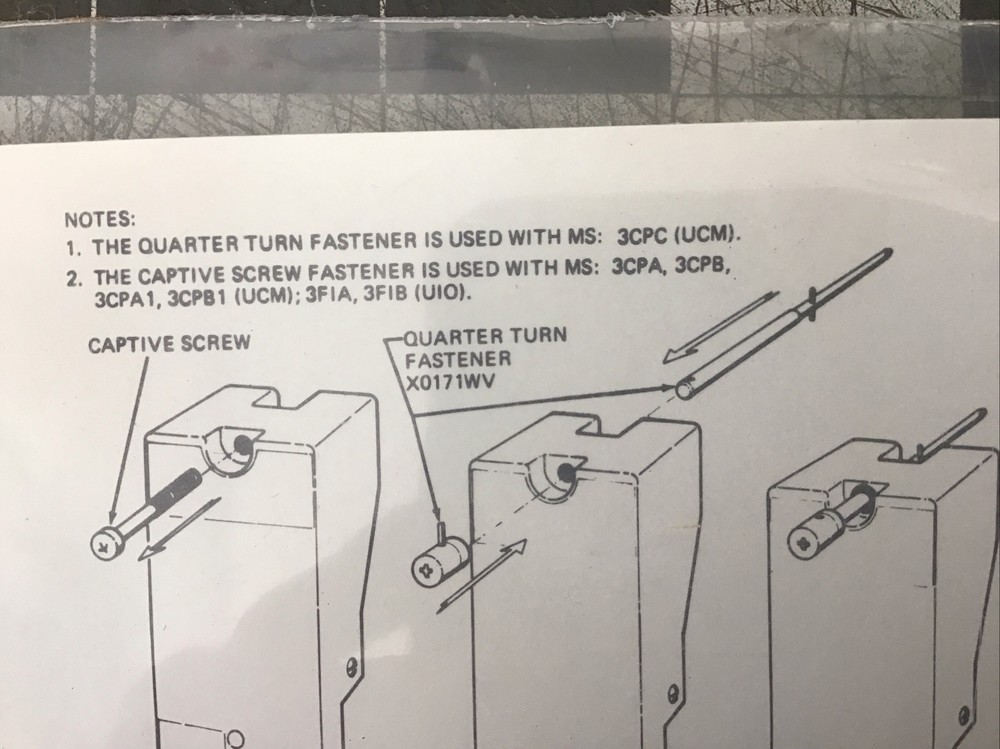 Three Foxboro Fasteners (LK03U)