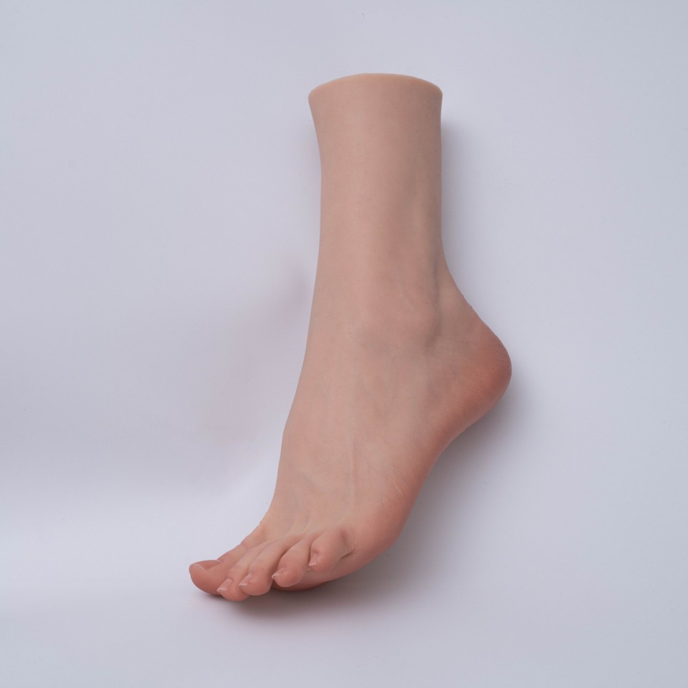 Silicone Female Mannequin Foot Display Model Bone positioning Top Configuration