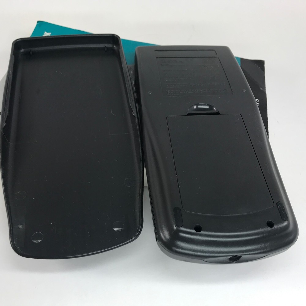 Texas Instruments TI-83 Graphing Calculator + Cover & Manual BROKEN