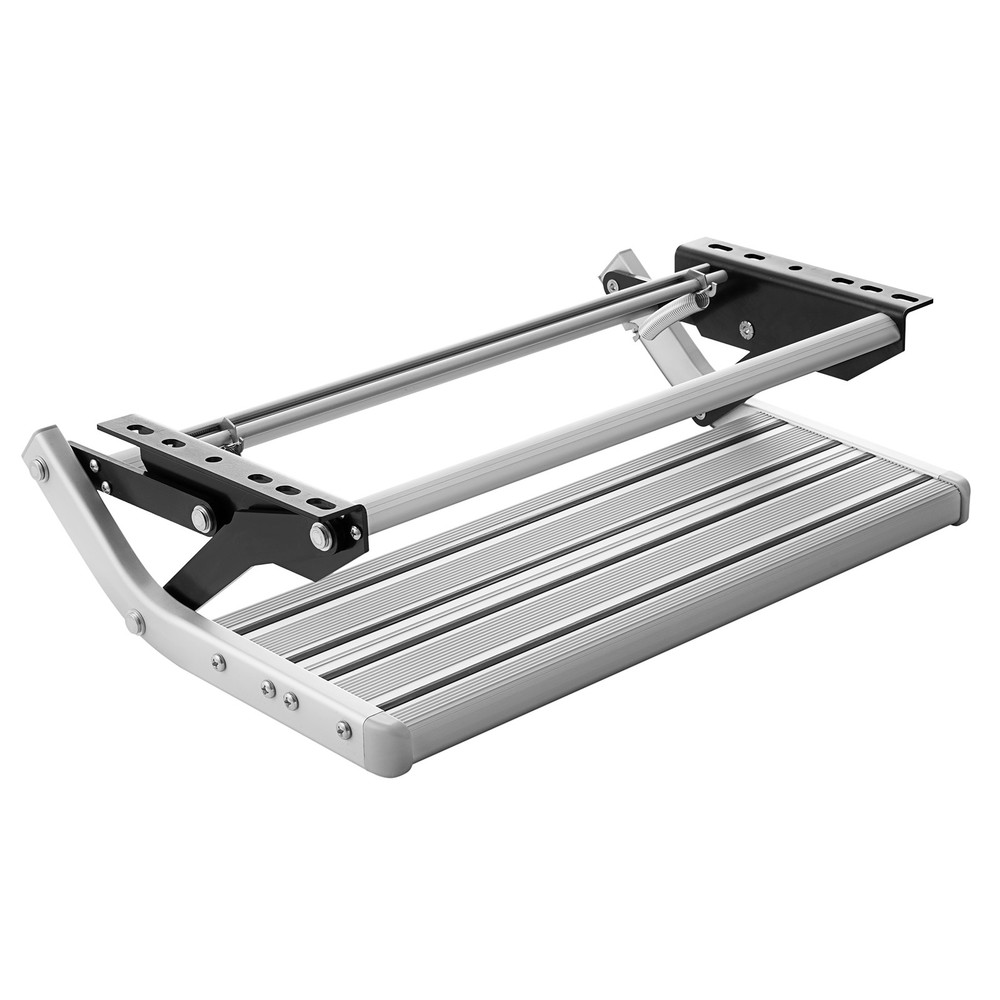 Aluminium Manual Pull Out Retractable Single Step RV Camper Platform Steps Stair