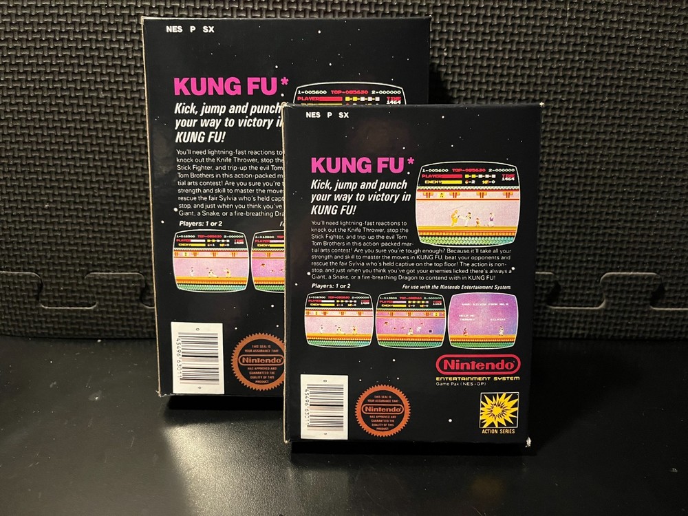 1985 Kung Fu Action - Empty custom design display box