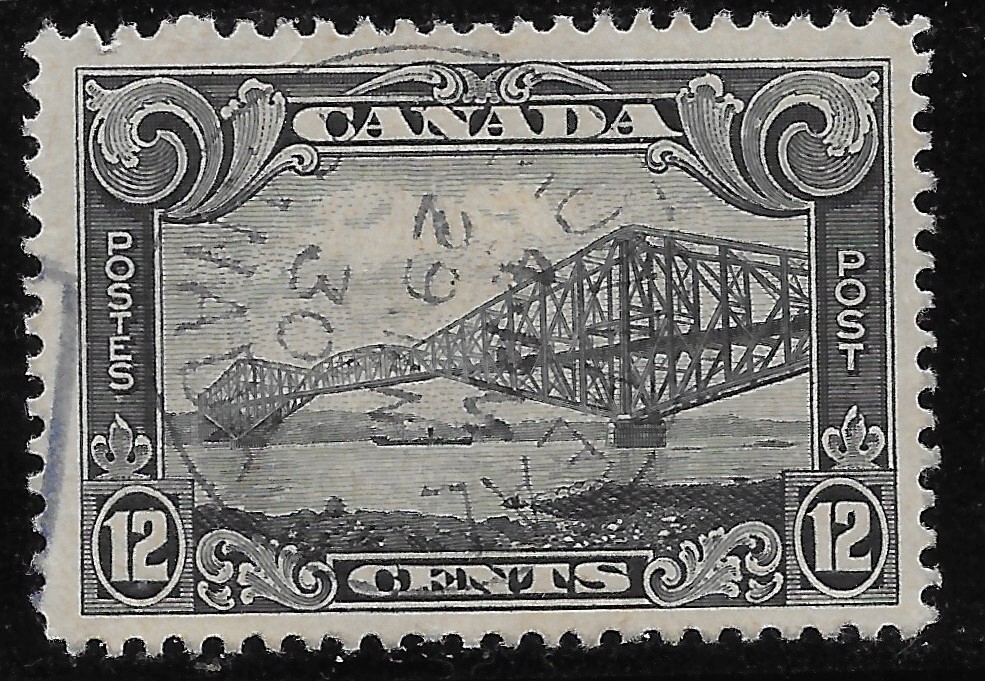 1928 CANADA #156  USED VF BRIDGE