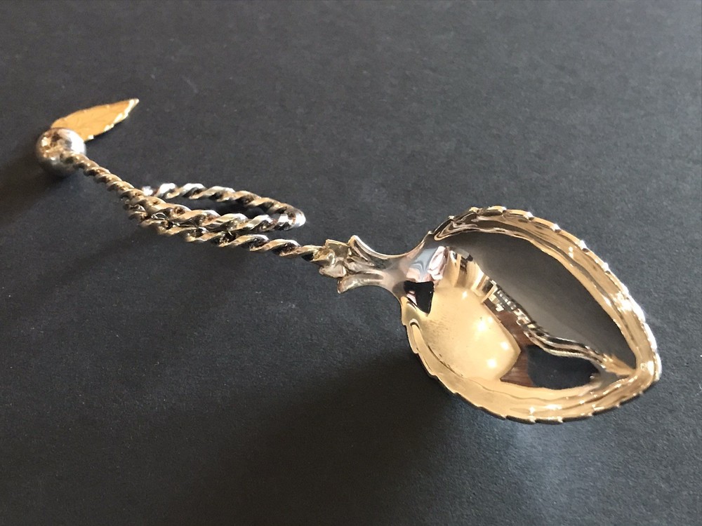 Norwegian 830S Silver Tea Caddy Spoon