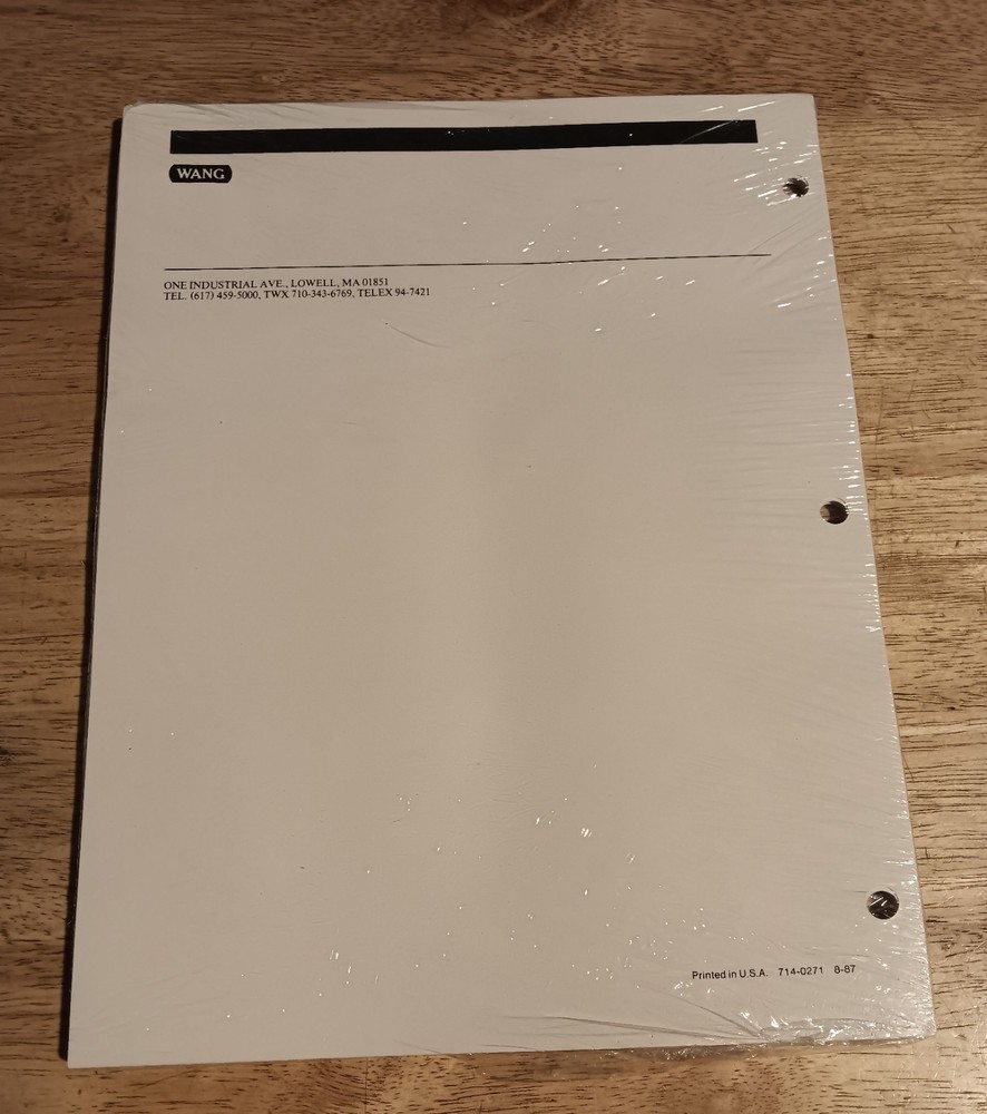 Wang Laboratories Systems Networking VS Netcore 8.31 Customer Release Notice NEW