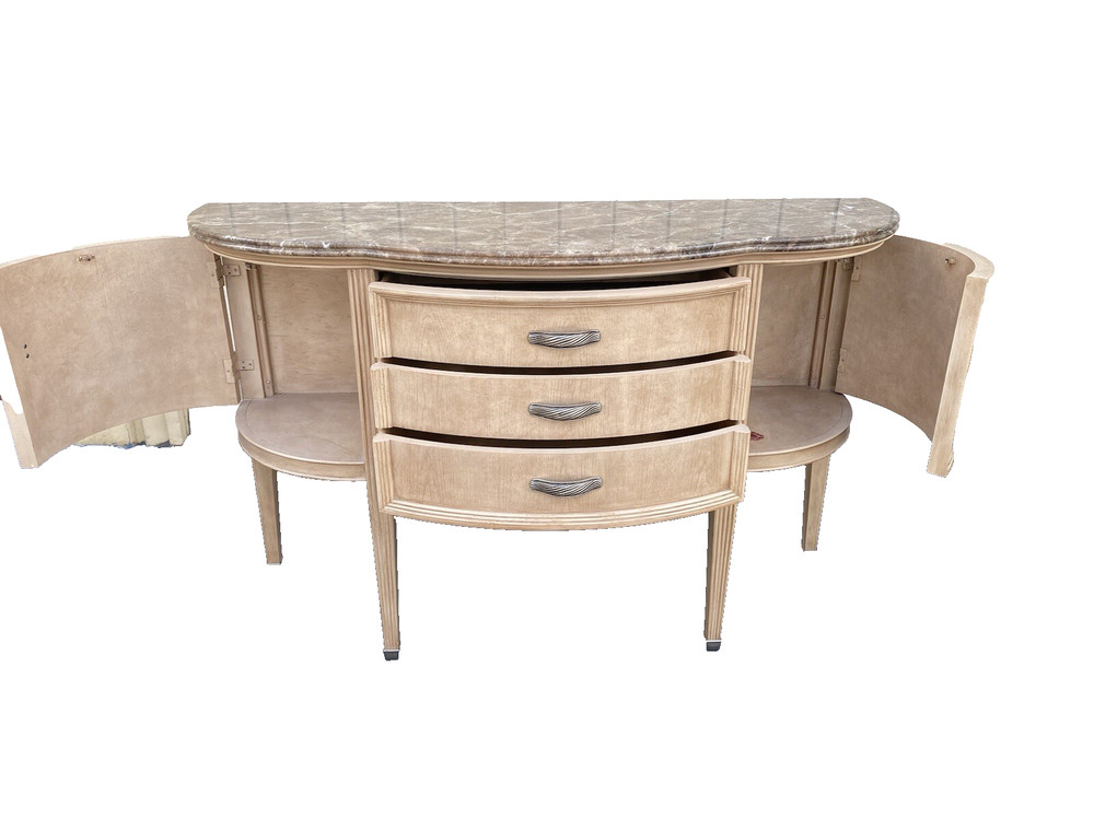 64646 Bernhardt Marble Top Server Sideboard Buffet