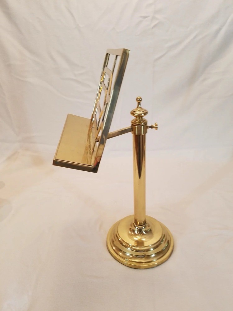 Adjustable Brass Missal Stand