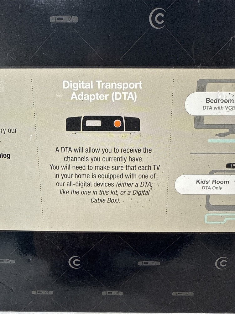 Comcast Digital Transport Adapter Self-Installation Kit NIB. DC105COM1
