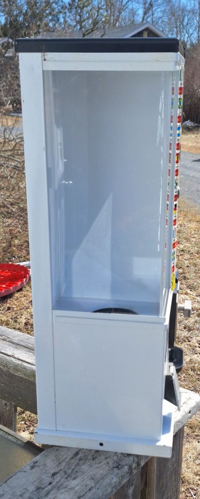 Large White Nevada Gumball Machine