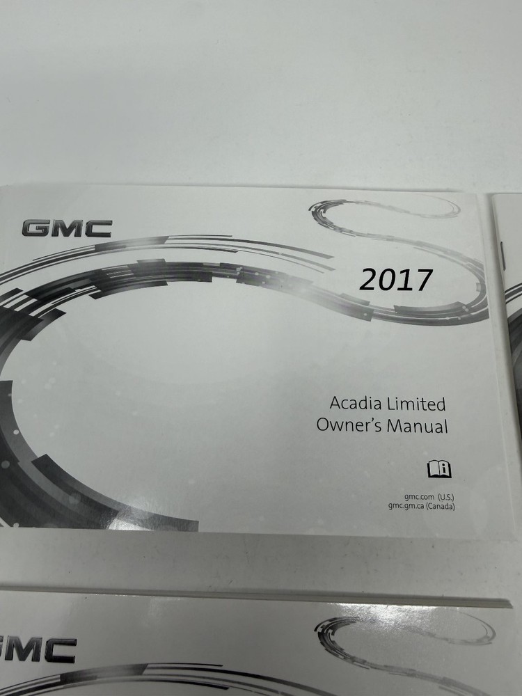 2017 GMC Acadia Owners Manual OEM Set