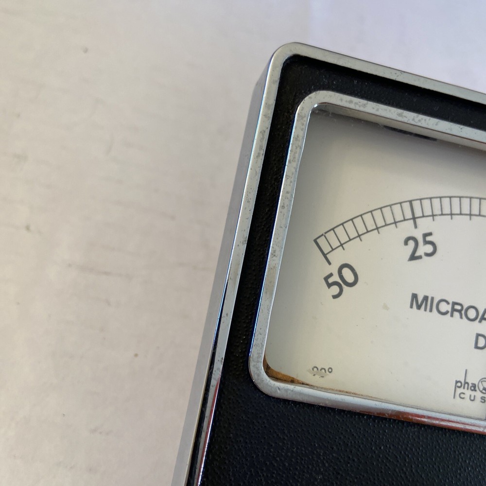 PHASTRON CUSTOM MICROAMPERES DC METER #H