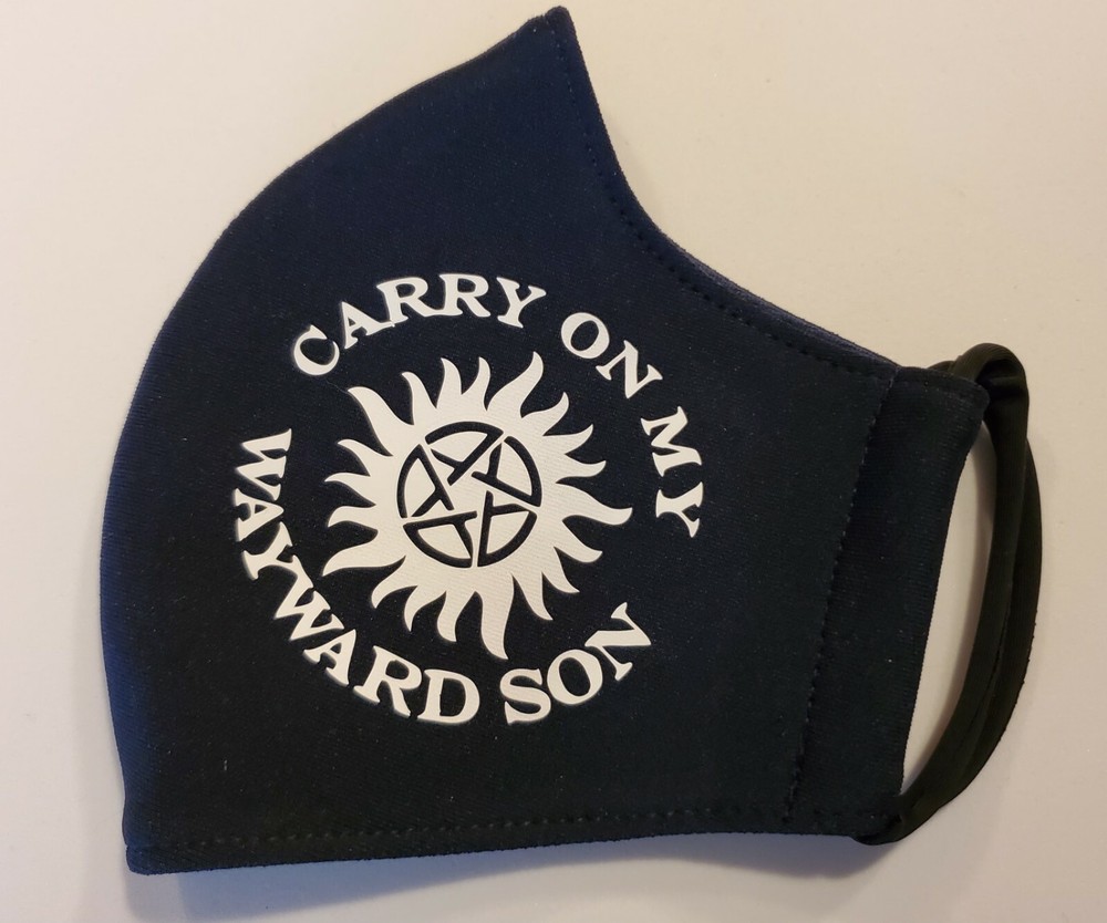 Supernatural Theme Face Mask Includes FREE Decal