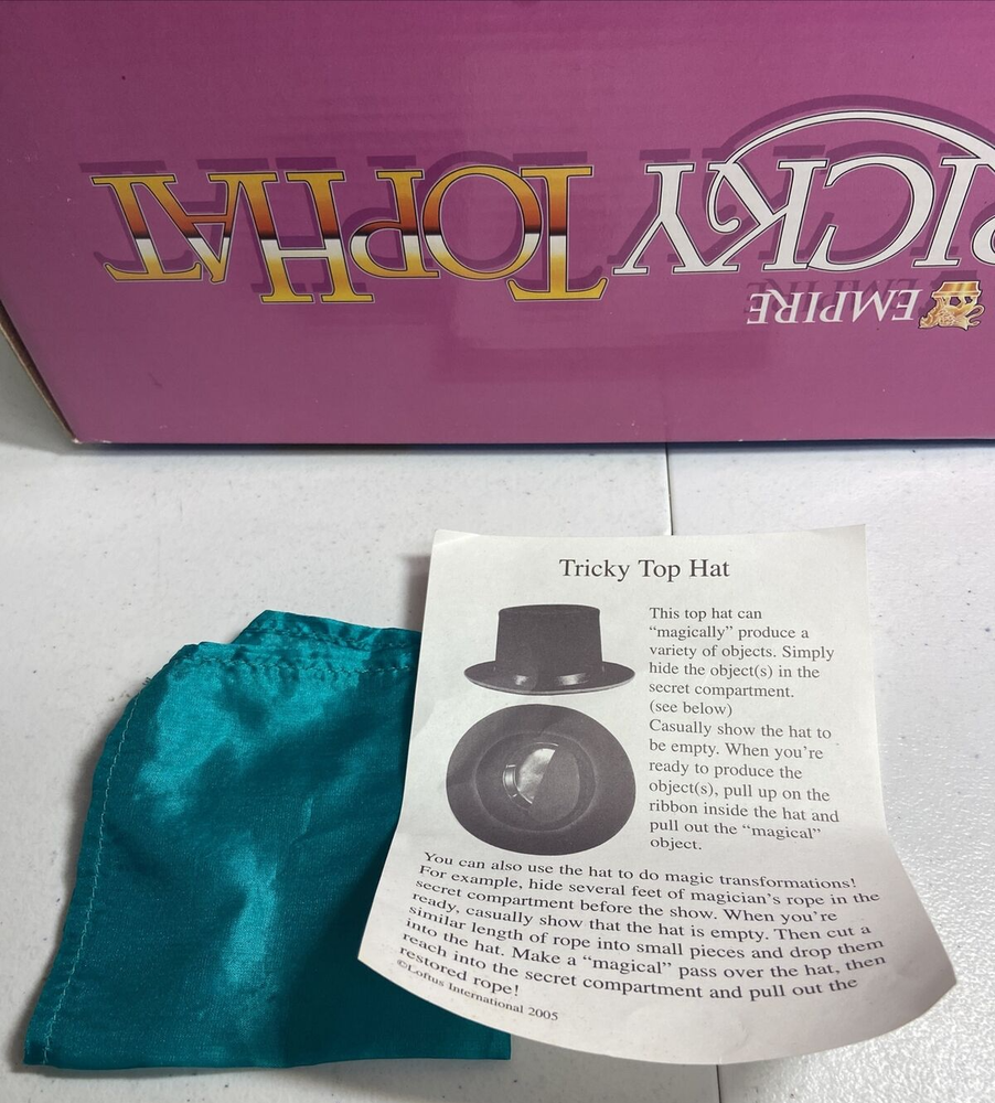 Magicians Top Hat- 2005 Tricky Top Hat by Empire