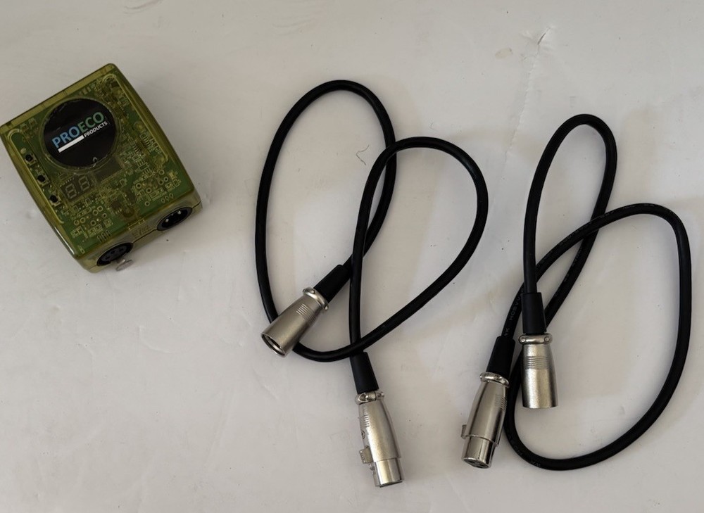 PROECO Intelligent DMX Interface DMX 512 Interface &  Cables
