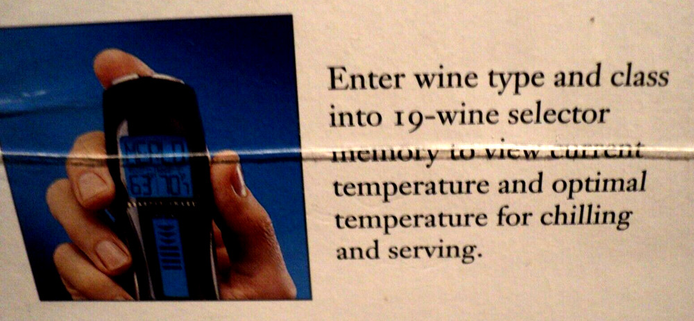 SHARPER IMAGE Digital Wine Thermometer (2000s, Programmable) BRAND NEW: Taste