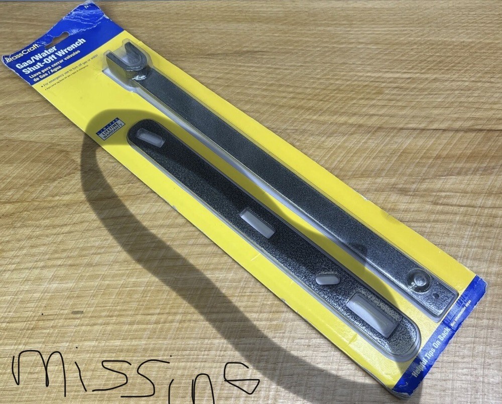 BrassCraft Gas/Water Shut-Off Wrench .