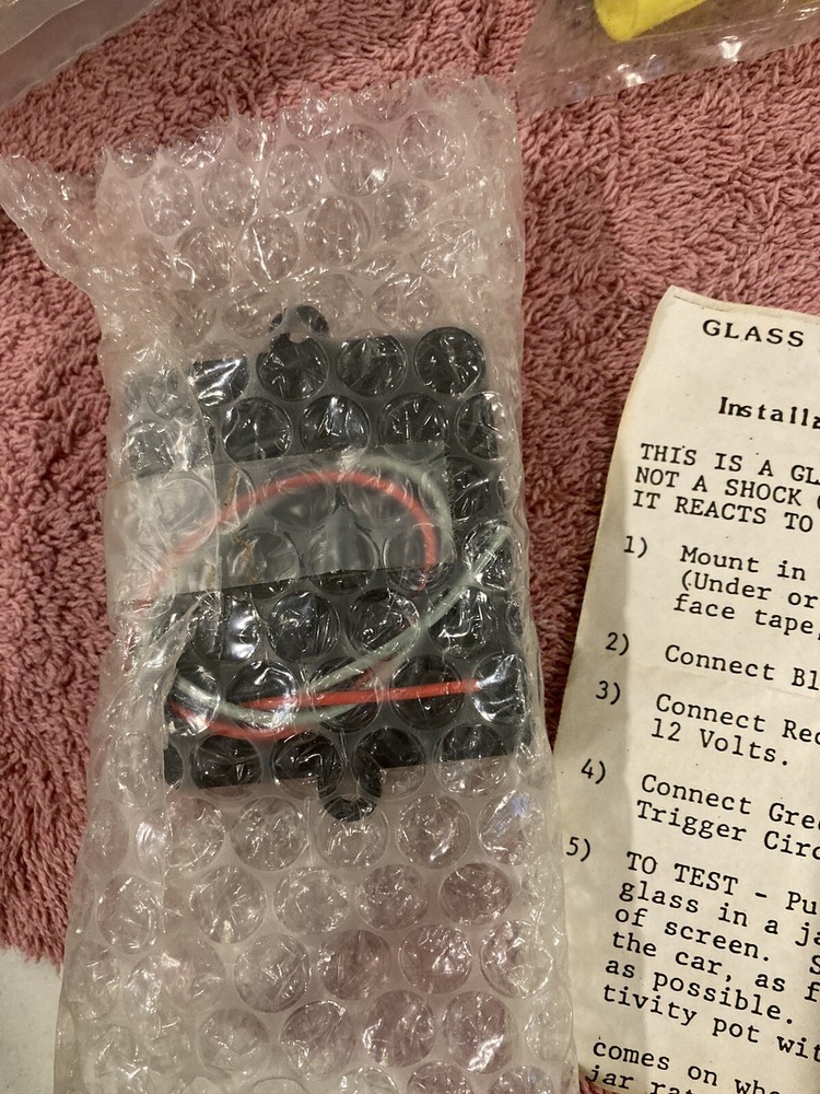 chapman security systems glass break detector