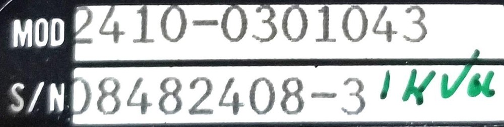 Westcon 2410-0301043 Digital Panel Meter 2410 1000V
