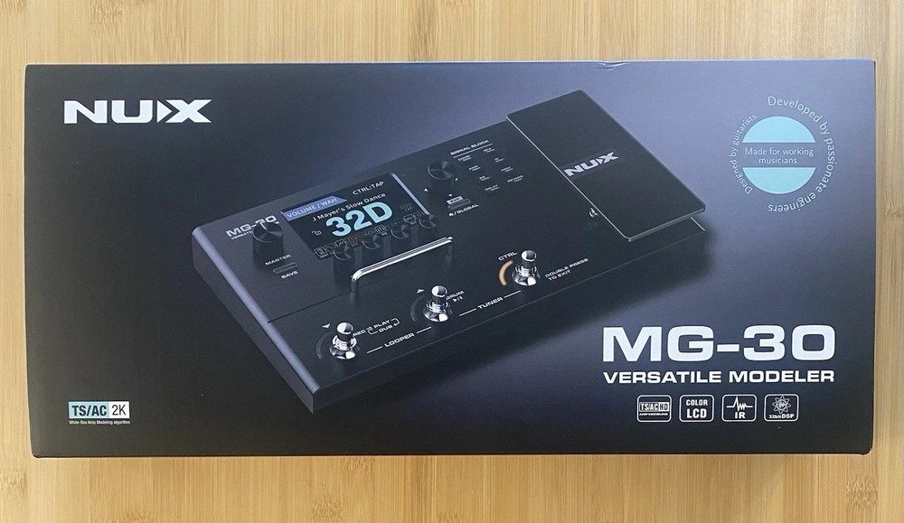 NUX MG-30 Modeling Guitar Processor Multi-Effects Pedal