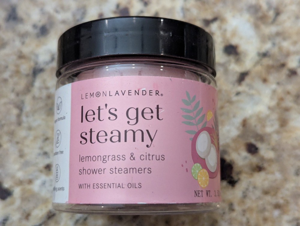 Lemon Lavender Let's Get Steamy Shower Bombs 3 Pack