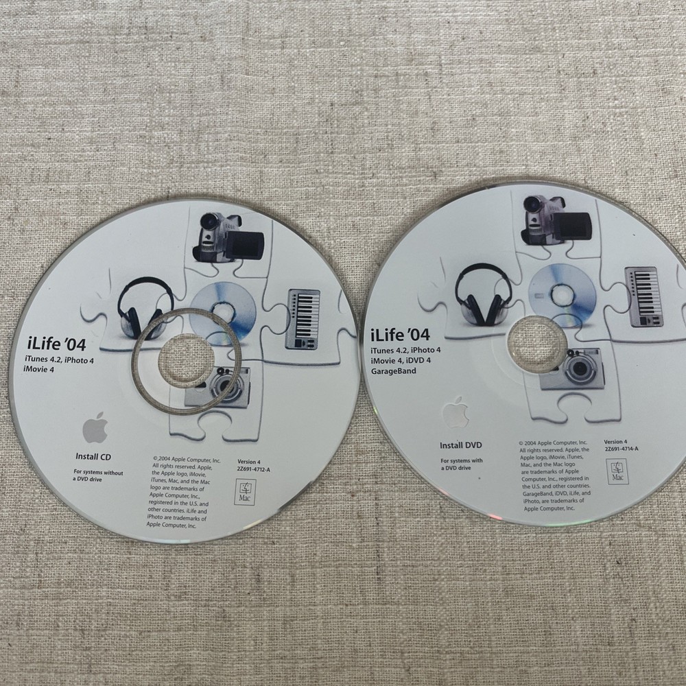 iLife 04 Version 4.0 (CD & DVD Version)s