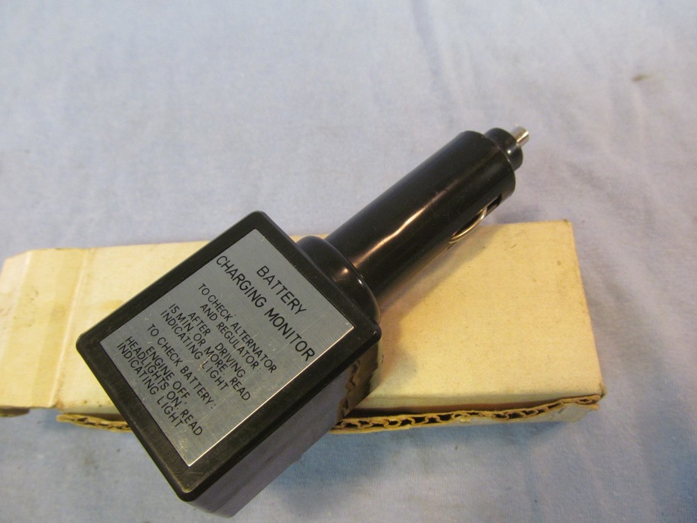 CIGARETTE LIGHTER BATTERY CHARGING MONITOR