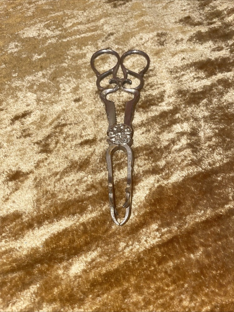 Antique Silver Plated Sugar Nips