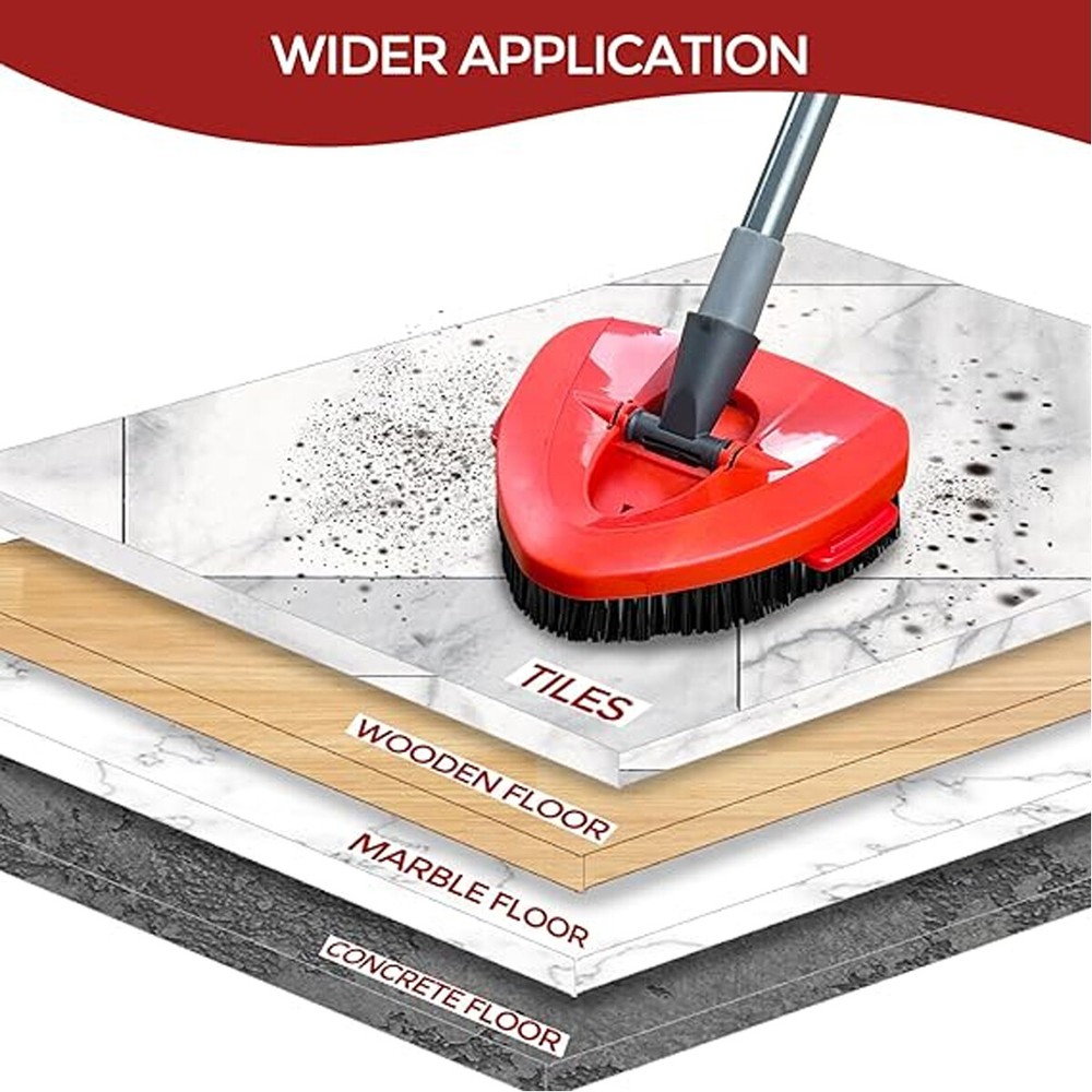 Scrub Brush Replacement Head Compatible with O Cedar EasyWring Spin Mop 1 Tank