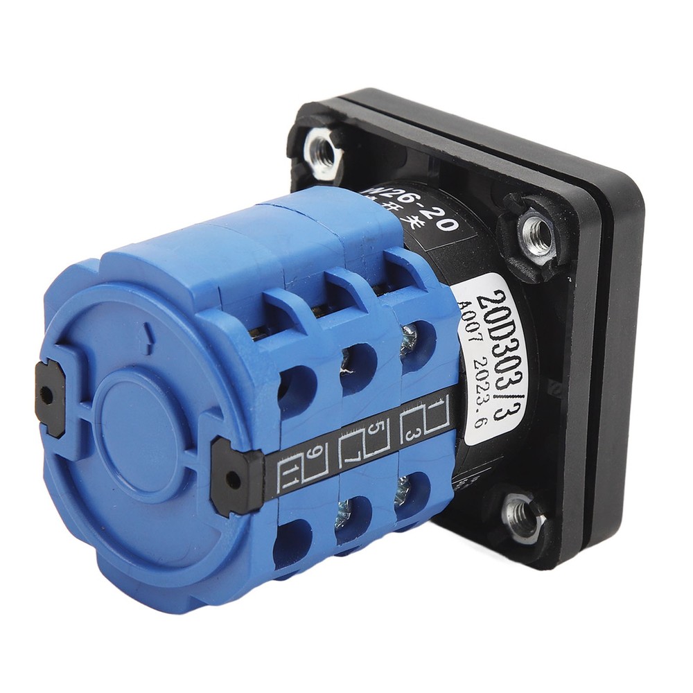 Universal 3 Position Changeover Switch Efficient Rotatory Transfer Switch For Po