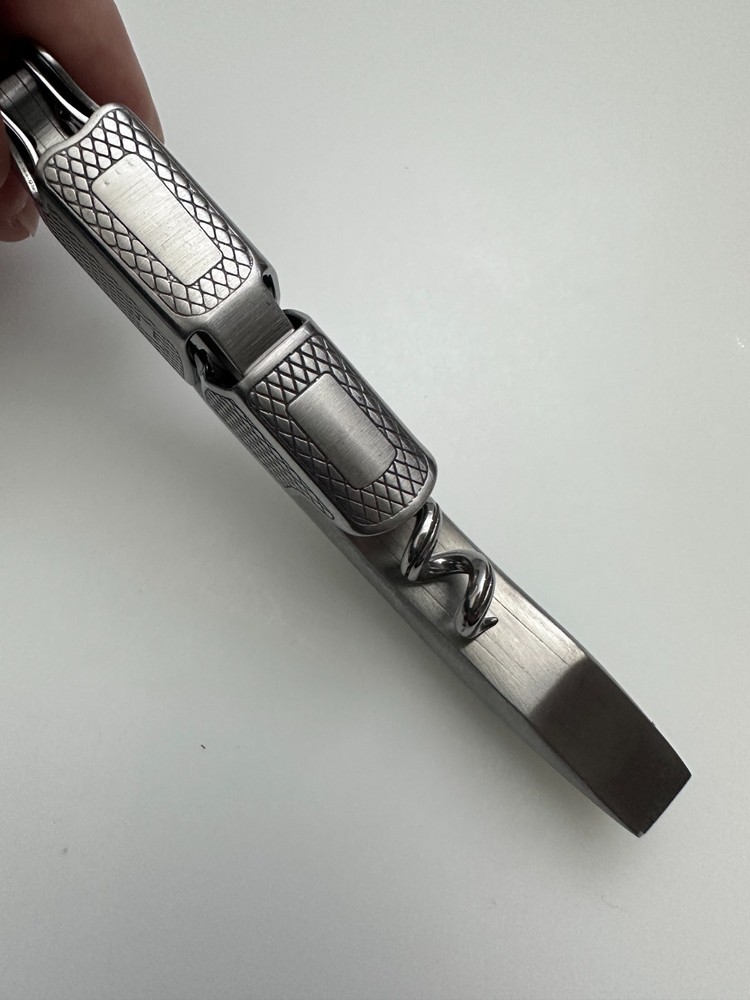 AMICI CELLARS Hefty All Stainless Quality Waiters Corkscrew Wine Opener