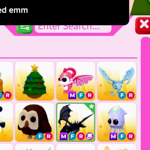 adopt me mega neon Cupid dragon! FR