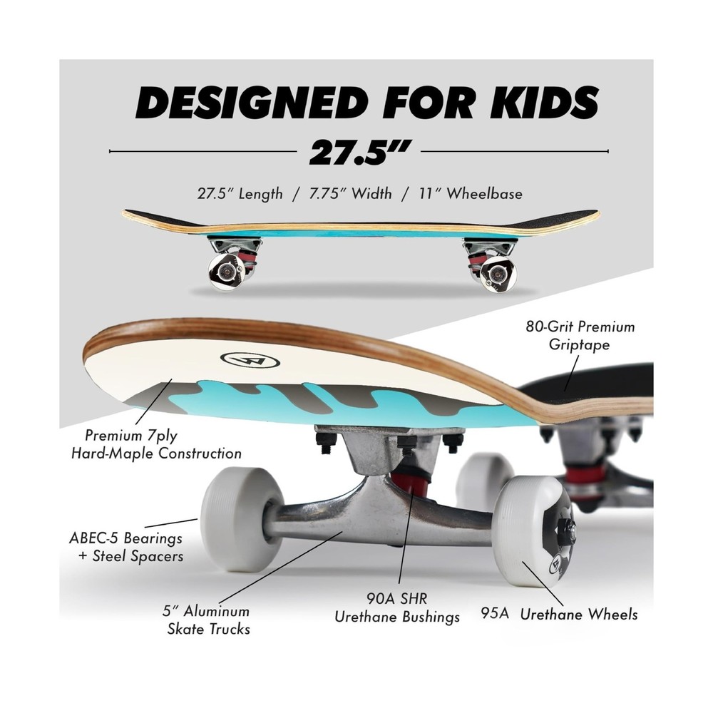 Magneto Complete Cruiser Starter Skateboard Ice Cream