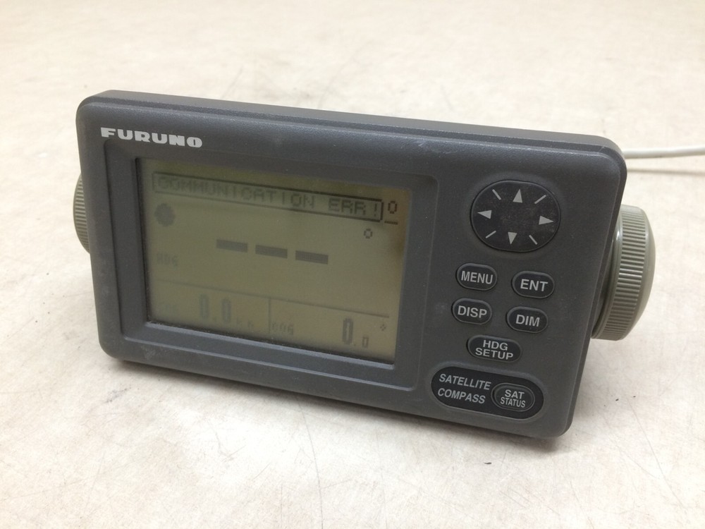 Furuno SC-502 Satellite Compass Display Head V2.01 Bracket Screen Button