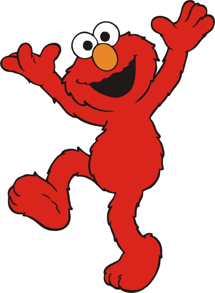 Elmo Vinyl Sticker Decal 14" (full color)