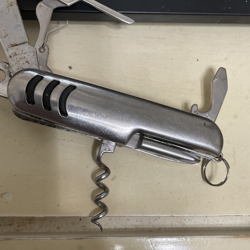 Stainless Corkscrew Bartenders Bottle Opener utility