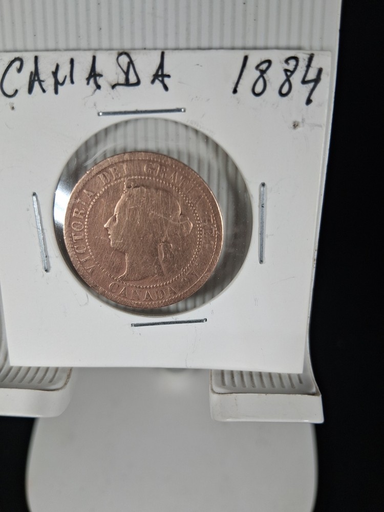 1884 CANADA 1 CENT LARGE