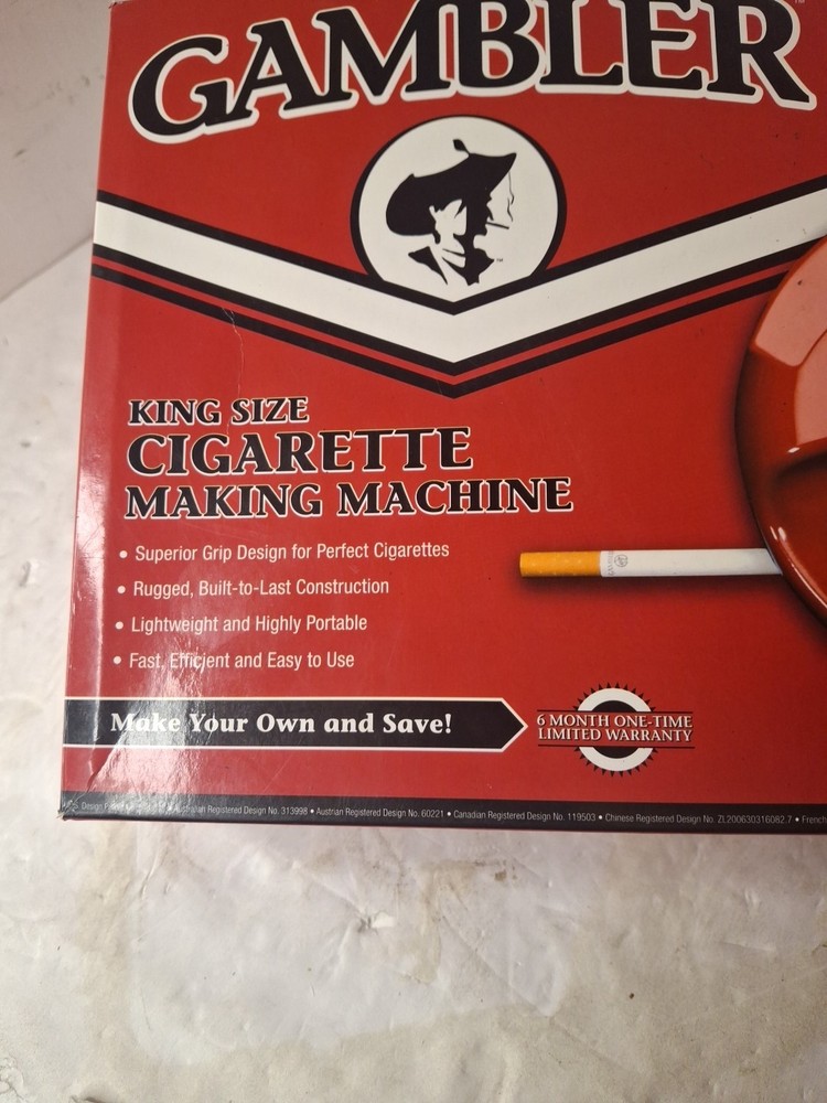 Gambler King Size Cigarette Making Machine