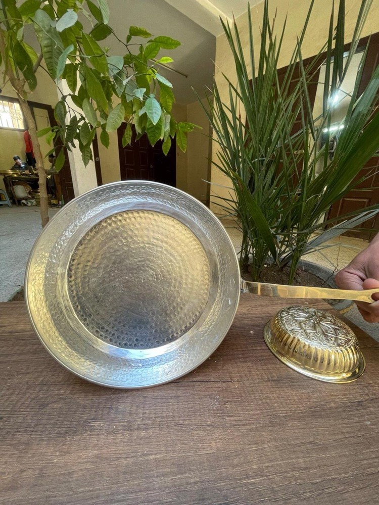 Authentic Copper Cookware with Brass Handle