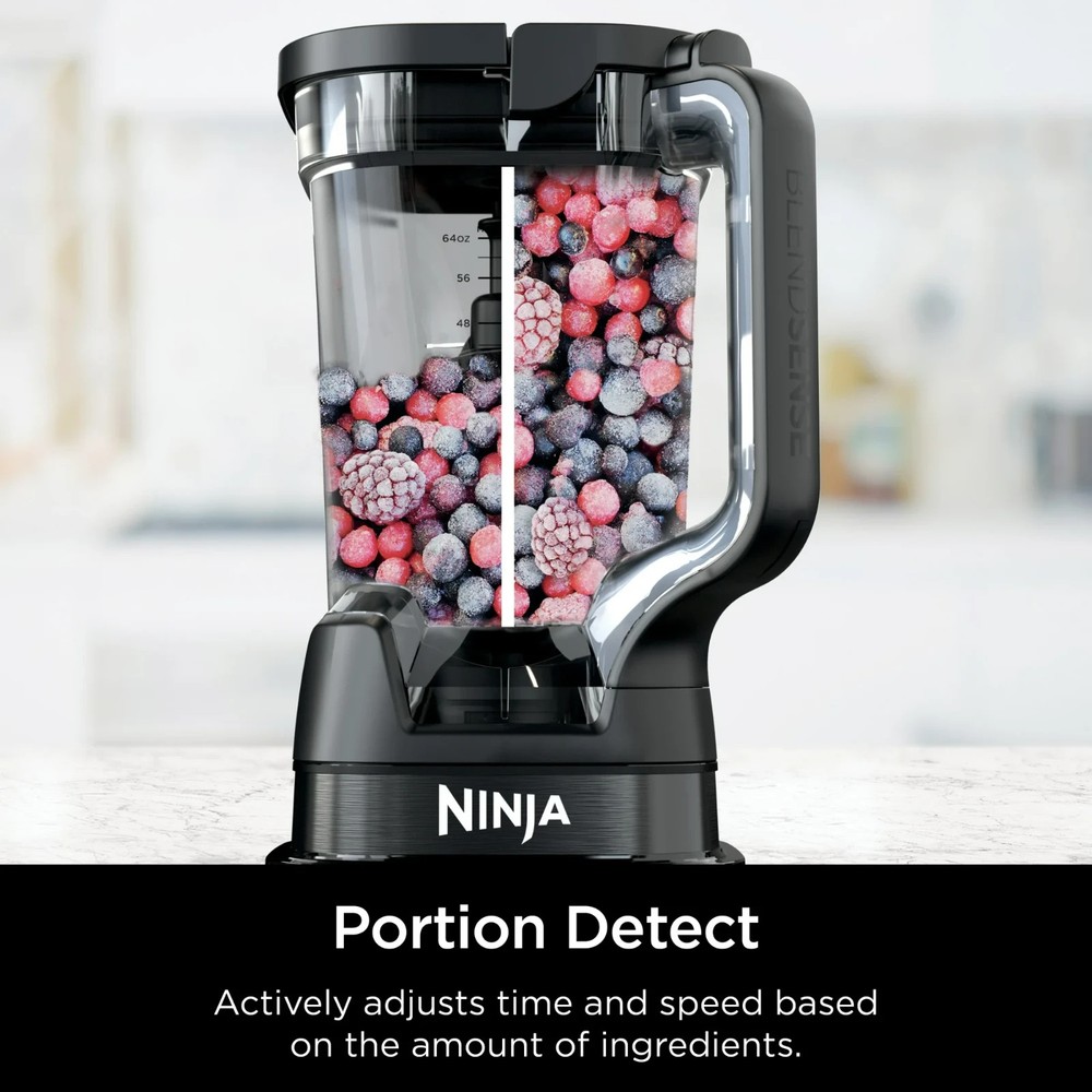 Ninja Detect Kitchen System 72-Oz Blender, 3 Speeds, Blend, Crush, Chop, Smoothi