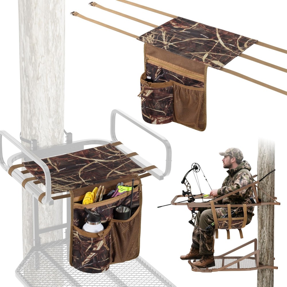 Smasrob Universal Tree Stand Seat Replacement with 3 Pockets, Camouflage