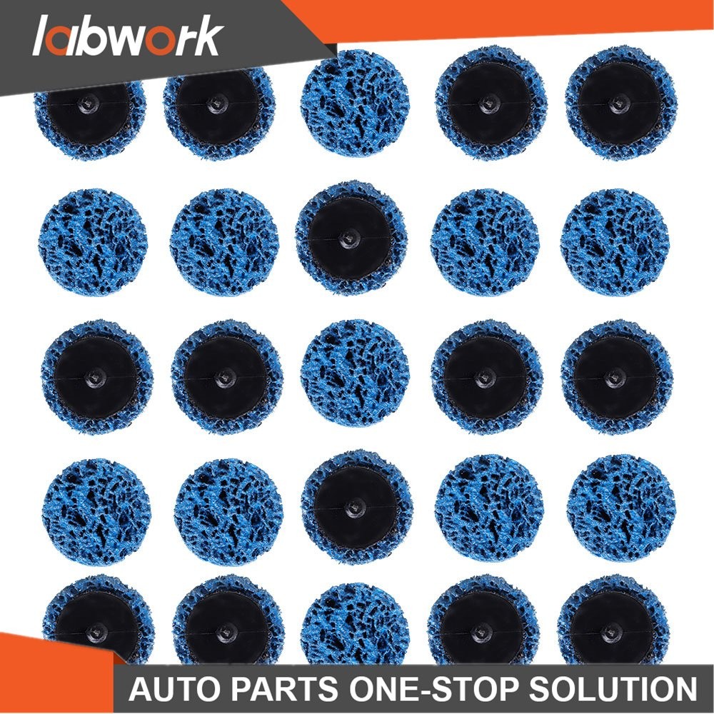 Labwork 50 PCS 2 Inch Blue Quick Change Easy Strip & Clean Disc For Paint Rust