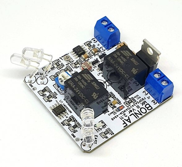 MKIII 24VDC 10A Single Axis Solar Panel Sun Tracking Analog Controller Board DIY