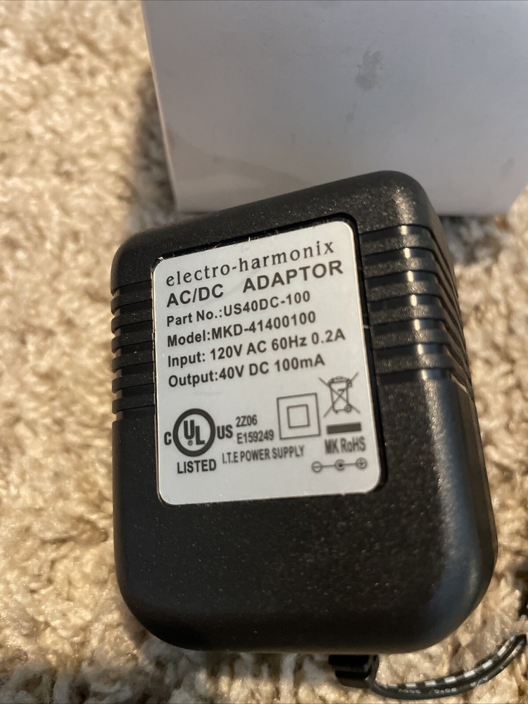 ✨Electro-Harmonix✨US40DC-100 Power Adapter 40volt DC