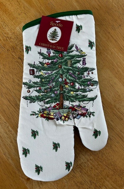Spode Christmas Tree Oven Mitt NEW