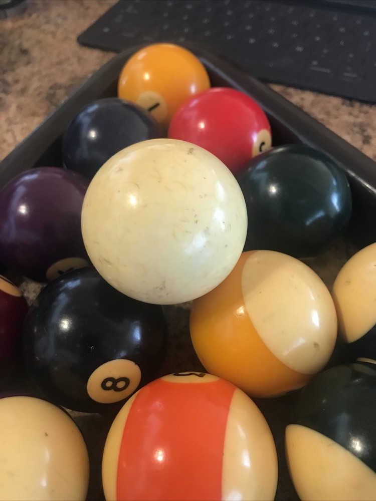 Vintage Pool Ball Set